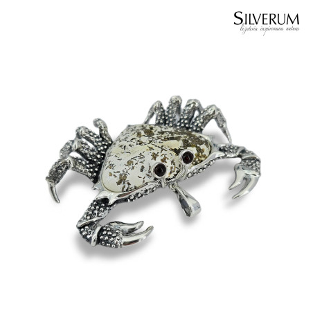 KRAB Z BURSZTYNEM BAŁTYCKIM